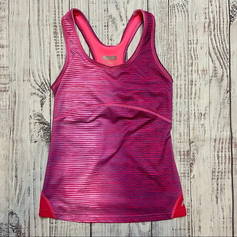 New Balance Striped Tank Top. Size XSmall. EUC - Picture 1 of 9